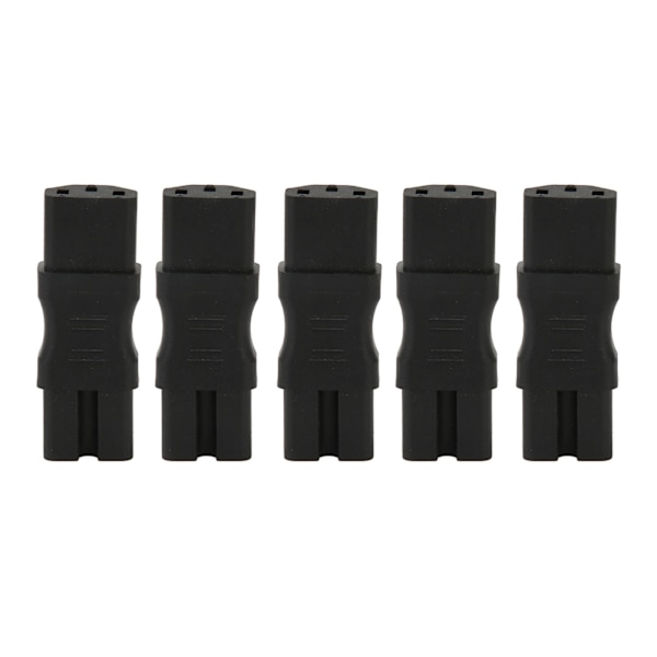 5 kpl IEC320 C13 - IEC320 C15 Virta-adapteri Kupari Standard Converter Liitin Vaihto Kannettavan Tietokoneen UPS-pistorasiaan