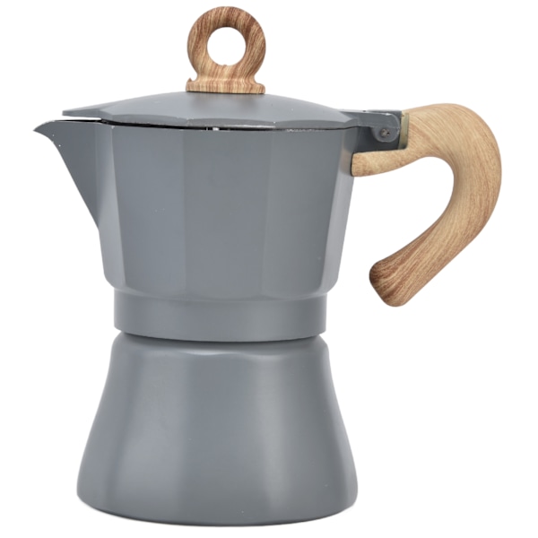 Komfyrtopp Kaffetrakter Klassisk Oktagonal Stil Kaffekanne for Camping Husholdning Kontor 150ML