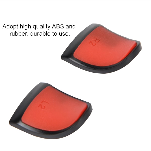 L2 R2 udvidede greb Soft Touch Controller Extenders Knapper Udvidelse Trigger til PS4 (rød)