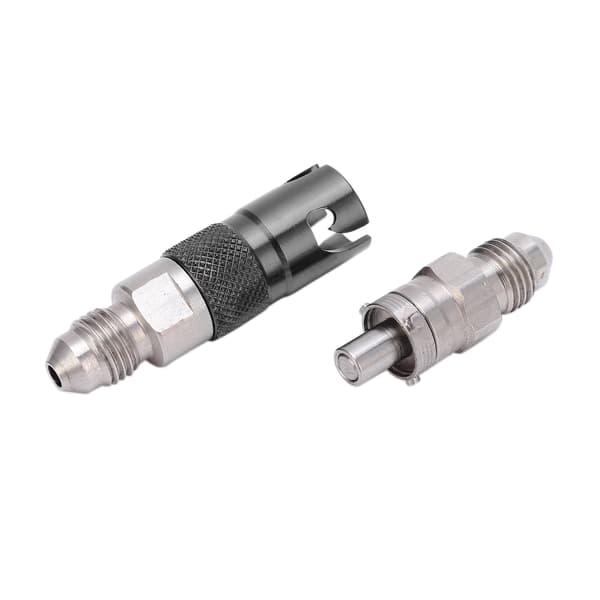 Motorcykel Bremse Slange Væske Hurtigkobling Adapter Rustfrit Stål Universal Sort