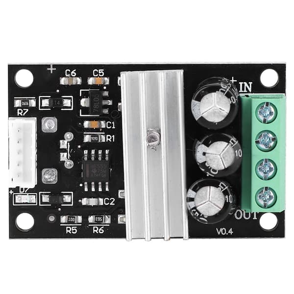 PWM DC Motor Hastighetskontroller - 1 Stk, 6V/12V/24V/28V, 3A