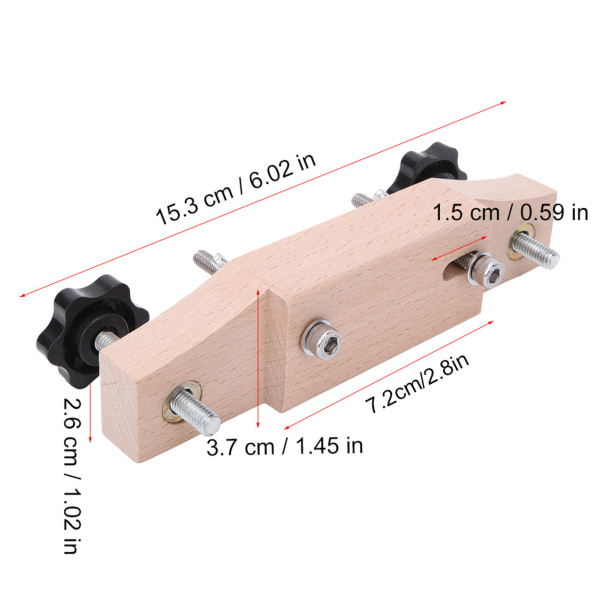 Maple Guitar Bridge Clamp Folk Classical Guitar Bridge Ersätter Luthier Tools