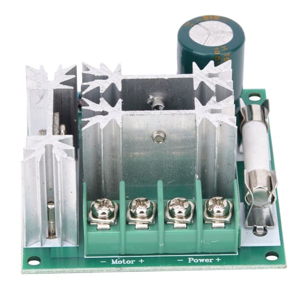 DC Motor Hastighedsregulator PWM Switch 6-90V 0.01-1000W med Sikring - 1 Styk