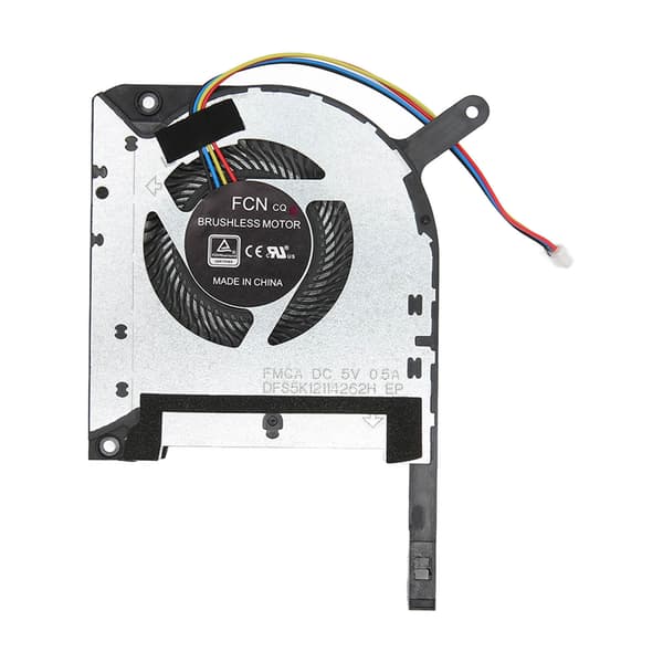 CPU GPU Køleventilator 4 Pin God Varmeafledning Laptop Køleventilator til Asus TUF Gaming FX505DU til FX505DY til FX505DD GPU Ventilator