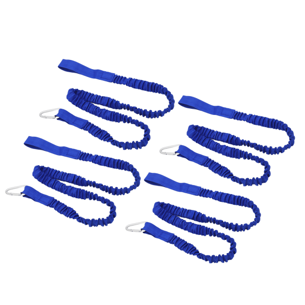 4ST Kajakstångslina Elastisk Anti Lost Nylon Kanotpaddel koppel Säkerhetsrep för surfing Rafting Royalblue