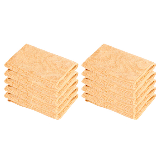 10 kpl 30 x 30 cm mikrokuitupyyhe, erittäin imukykyinen, nopeasti kuivuva, pehmeä pyyhe (Khaki)
