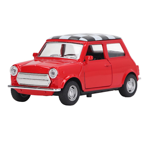 1/32 Vetopeltiauto Simuloitu Söpö Seosajoneuvomalli Lelu Avattavilla Ovilla Automallikokoelman Koriste-esineille Punainen