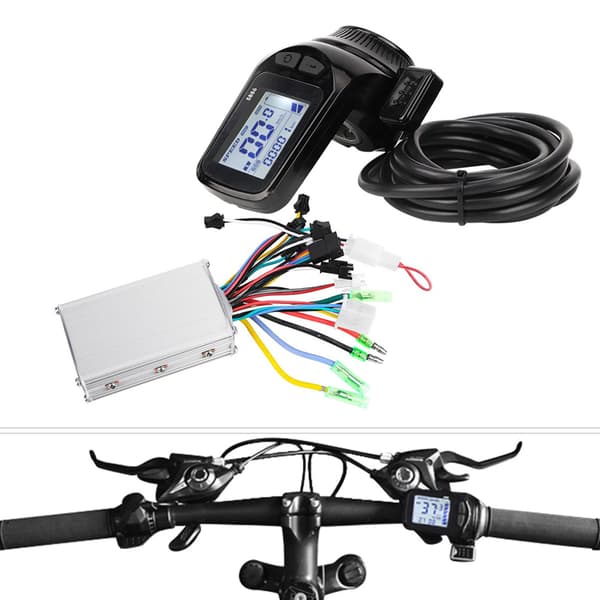 36V 350W Vandtæt LCD Display Panel Elektrisk Cykel Scooter Børsteløs Controller Kit