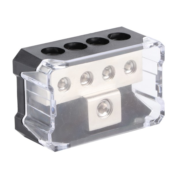 Power Distribution Block 1 Way in 4 Ways Out Car Audio Stereo Amp Splitter Connecting Box