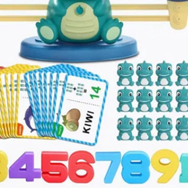 Barnens dinosaurie balansleksak pedagogisk matematik upplysning barn matematik spel dinosaurie balansleksak