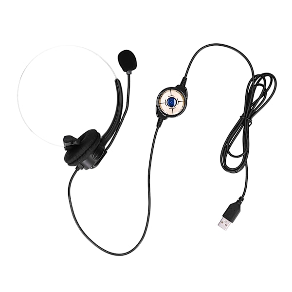 OY131 Enkelt Øre Headset Aktiv Støjreduktion og Drejelige Hovedtelefoner med Mikrofon