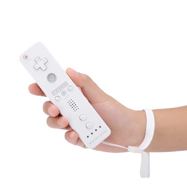 Somatosensorisk Game Handle Controller Gamepad Inbyggd accelerator för Nintendo Wii WiiU (Vit)