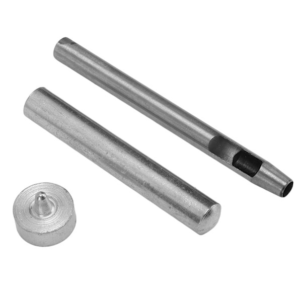 50 kpl nahka-niittiä, pyöreä sisäreikä, 3 kpl työkalua DIY-askarteluun, 7 mm / 0,28 tuumaa