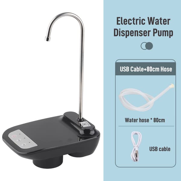 Elektrisk vanndispenser Hjemmekontor Multifunksjonell USB-trykkvanndispenser
