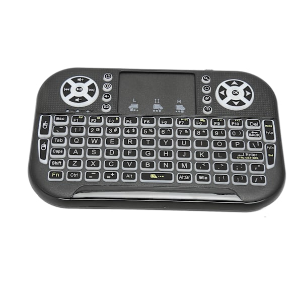Mini trådlöst Bluetooth tangentbord med stöd för pekplatta 2,4 GHz RF Multi Touch Uppladdningsbar handhållen tangentbordskontroll för PC
