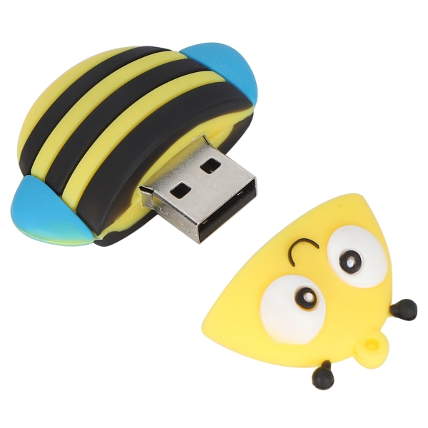 USB muistitikku Valinnainen tallennustila Bee Shape USB muistitikku tietojen tallentamiseen 4 Gt