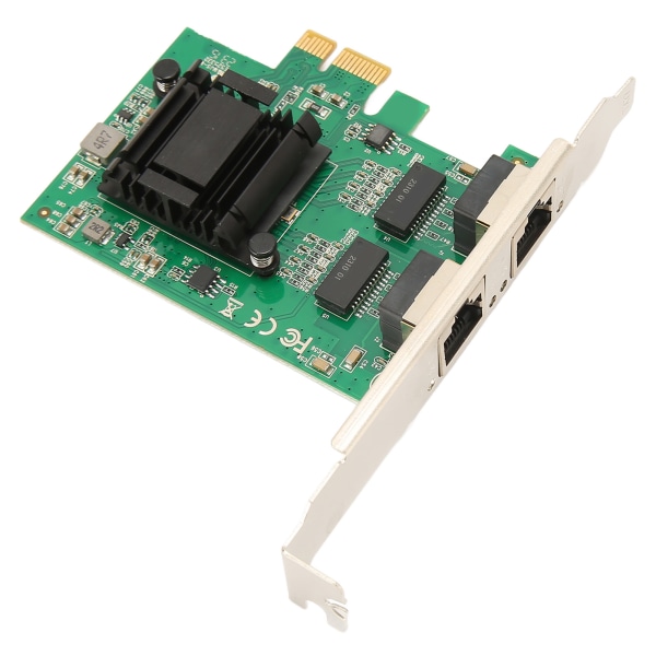 TXA108 82571 2 RJ45 portin Gigabit verkkokortti PCI Ex1 - 2 RJ45 10/100/1000Mbps palvelinverkkokortti pöytätietokoneelle