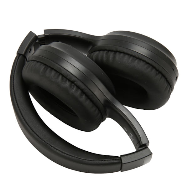 Bluetooth-hovedtelefon Aktiv støjreducerende Dobbelt afspilningstilstand Sammenfoldelig trådløst headset til Travel Office Sort