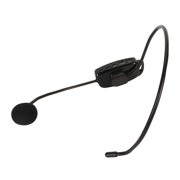 Trådløs mikrofon Headset Støjreduktion Genopladelig LED digital skærm UHF Head Mic til undervisningsscenen