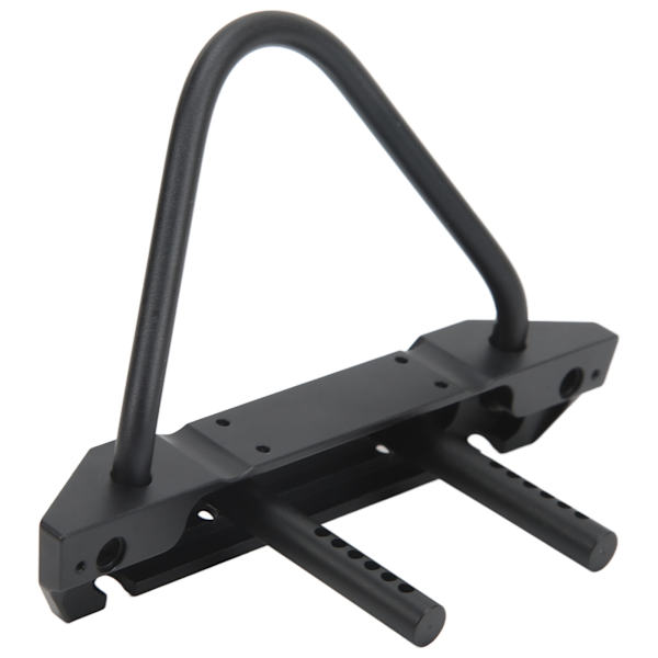 RC Bil Forreste Bumper Aluminium Legering Forreste Bumper med Lampe til AXIAL SCX10 90046 90047 1/10 RC Crawler Bil Sort