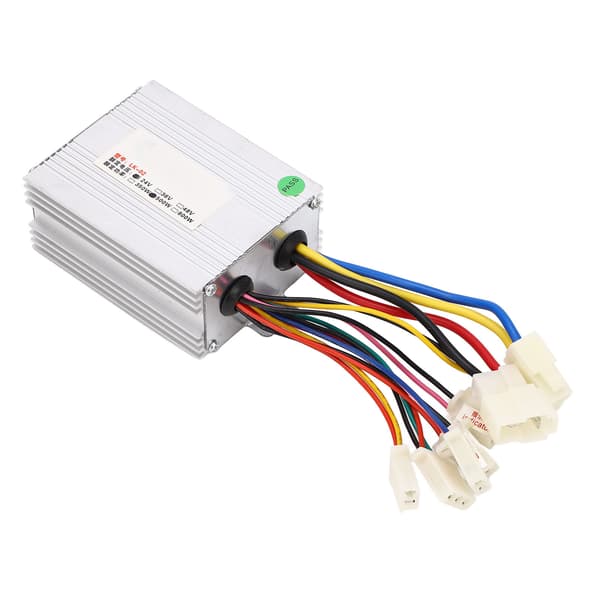 Elektrisk Cykel Borstkontroller 24V 500W Multipel Skydd Aluminium Motor Hastighetskontroller Box för Elektriska Trehjulingar