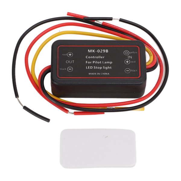 LED Stoppljuskontroller IP65 Vattentät 12V‑30V ABS Stroboskopmodul för Bakbromslampa MK-029B