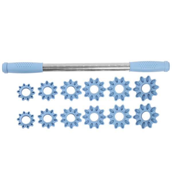 Portable Gear Fitness Body Massage Bar Roller Jooga Stick lihaskipuja lievittävä työkaluBlue
