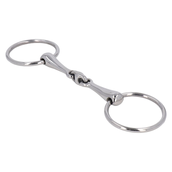 Häststångbett i rostfritt stål, flexibelt, ledbart, slitstarkt, O-ring, hästmunstycke för hästkapplöpning