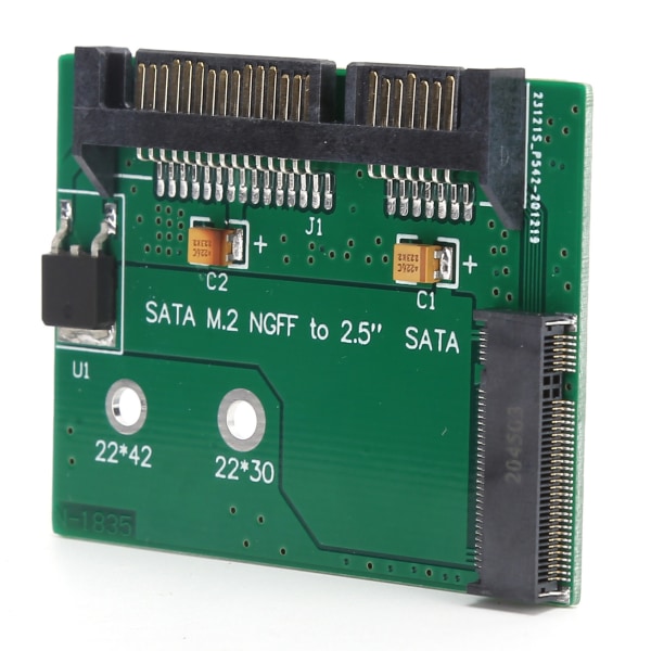 Adapterkort M.2 NGFF SSD til 2.5in SATA3 Board SSD Converter Datamaskinharddisktilbehør