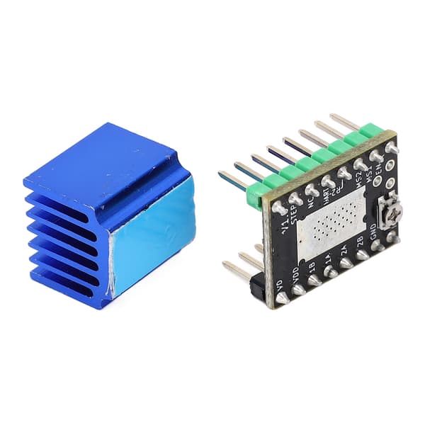 TMC2225 MKS Stepper Motor Driver Board med køleplade Mute Motor Driver Module til 3D-printer