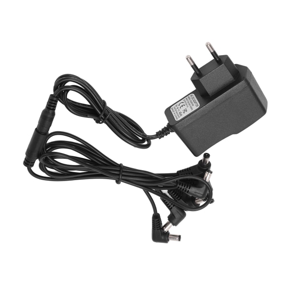 Gitarreffektpedal Power 6-vägs Daisy Chain-kabel EU-kontakt 100‑240V