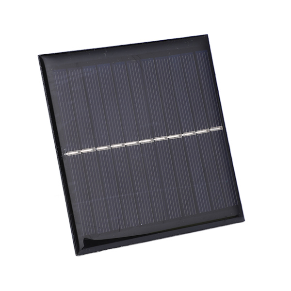 Bärbar solcellsladdningspanel Miljöskydd Solpanel Laddare 1W 5.5V för utomhusbruk