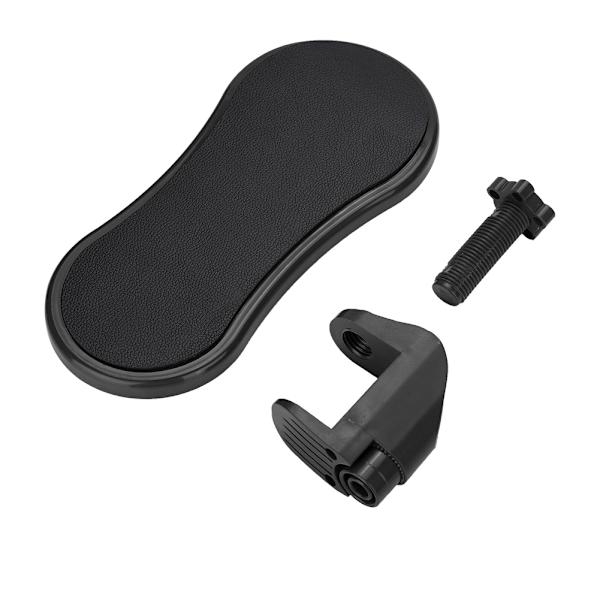 Bord datamaskin Håndbrakett Håndleddsbeskytter Musematte Brakett Armlensholder (svart）
