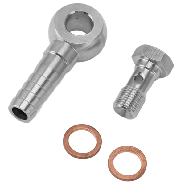 Bremse Banjo Bolt M10x1.0 til 1/4 tomme Bremse Slange Banjo Bolt Adapter Med Spændeskiver til Rørforbindelser