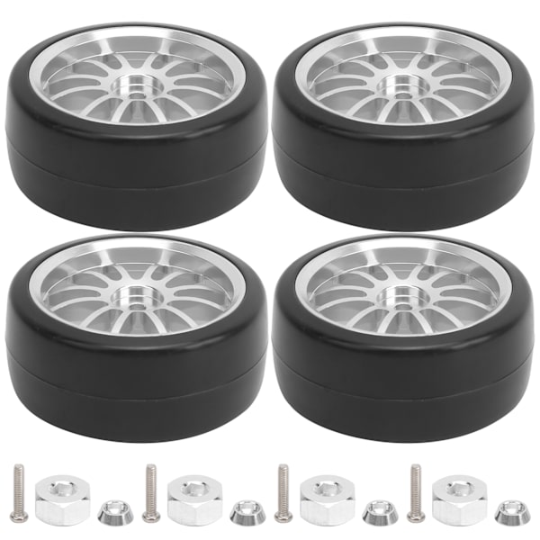 4st 63 mm RC bil hårdmetallnav Driftdäcksersättningsdelar Tillbehör Passar för WPL D12 RC lastbil