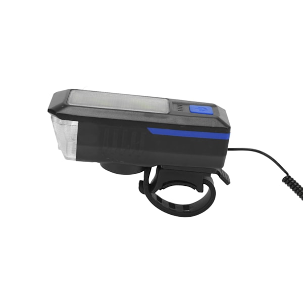 Polkupyörän valosarja USB Ladattava Superkirkas Etuvalo Torvella Yöajoon Sininen