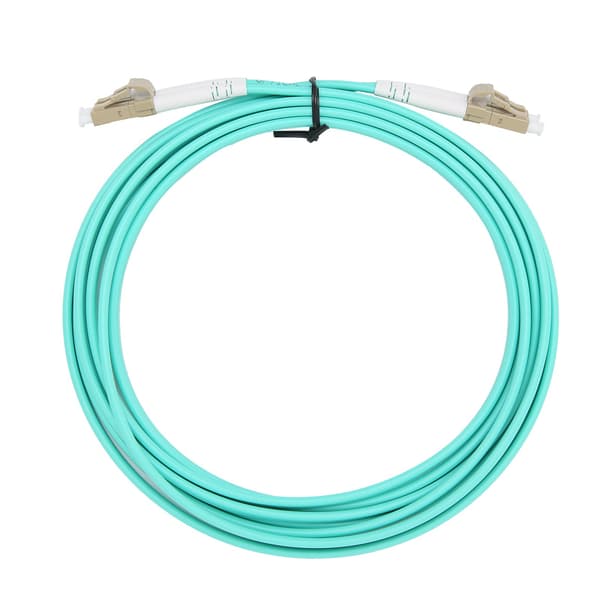 Optisk kabel Multimode DualCore LC UPC Optisk fiber til datatransmission.