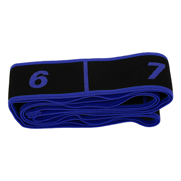 Stretchband Träningsfunktion Elastisk Flexibel Polyester Bomull Material DIY Kombinationsanvändning Stretchingverktyg för Barn Blå
