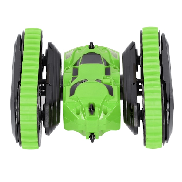 2 i 1 dobbeltsidet fjernbetjening bil højhastigheds 360 graders roterende RC Stunt CarGreen