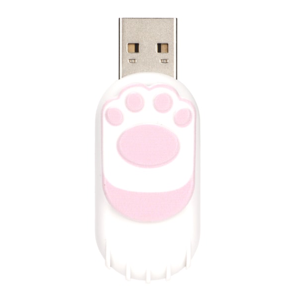 USB muistitikku Cat Paw Shape Kannettava U Disk Suuri tallennustikku kannettavalle tietokoneelle Pink 64GB