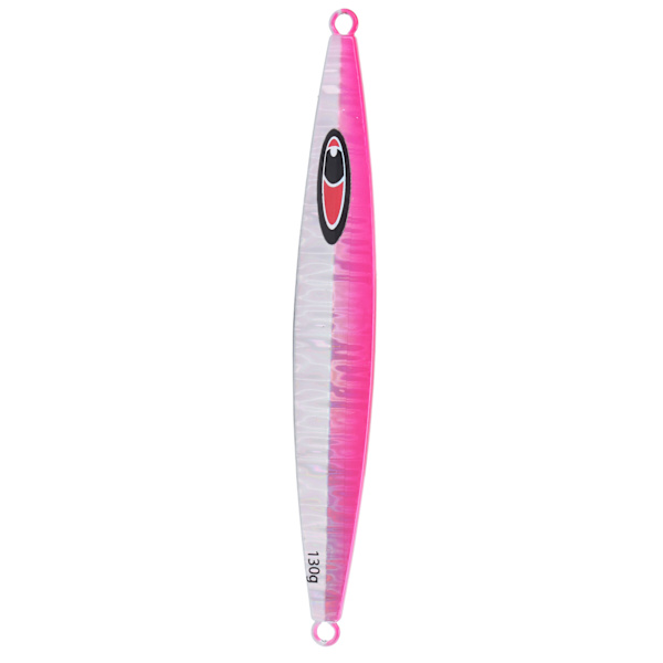 Luminous Lures Raskt Synkende Jernplate Fiskeagn 3D Øyne Agnet Dyphavs Fiskeagn Rosa