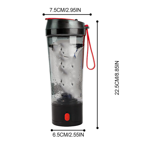 Elektriske Protein Shaker Flasker USB Oppladbar Bærbar Mikserkopp BPA-fri Shakerkopp for Protein Shakes