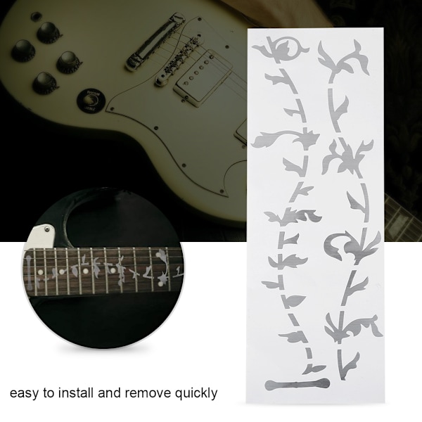 Tree Bud Pattern Guitar Inlay Tarramerkit Akustisen/sähkökitaran Otelaudan sisustukseen