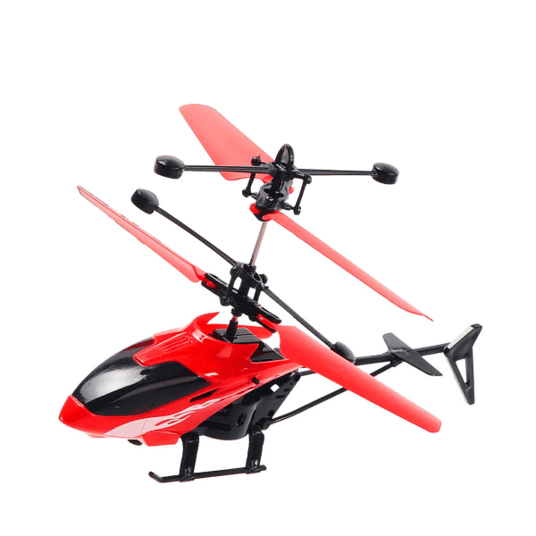 Fjärrkontroll Helikopter Induktion Hover RC Helikopter med Light Drop Resistant Uppladdningsbart Flygplan Röd