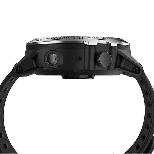 Til Garmin Fenix 3/3 HR Smart Watch Stålramme, B Version Silver Ring Black Letter