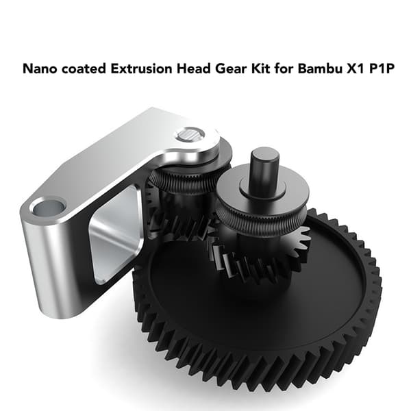 3D-printer ekstruder gear kit til Bambu erstatning 3D-printer ekstruder hoved gear kit til Bambu X1 serie P1P P1S