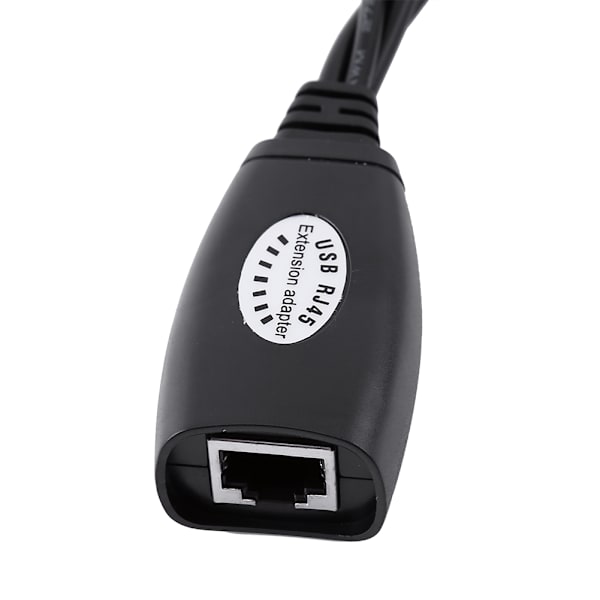 4 porttia USB 2.0 - RJ45 Hub Ethernet Extension Extender Verkkosovittimen kaapeli