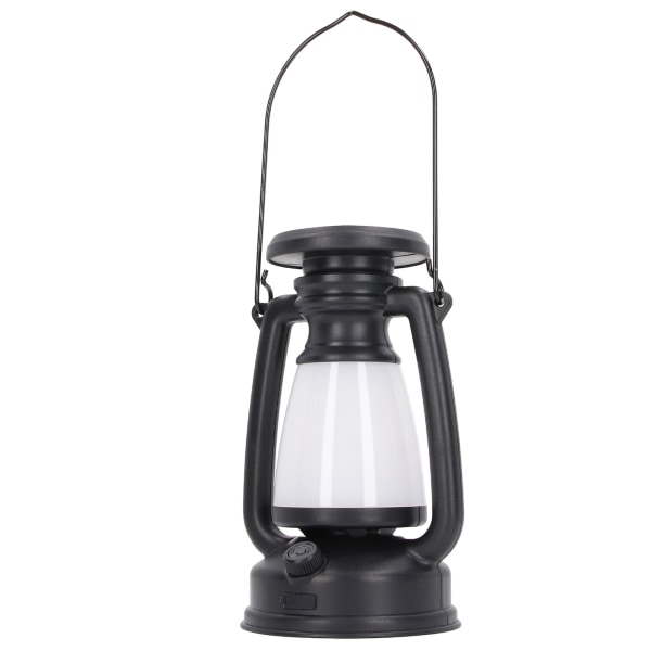 LED vintage lanterne Trinnløs dimbar bærbar multifunksjonell dekorativ lys for innendørs utendørs campinghage L