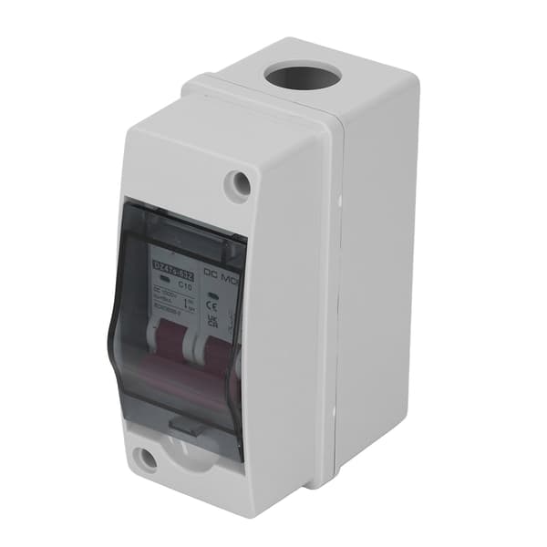 2P DC-afbryder IP65 Vandtæt Miniature DC-isolatorafbryder til solcelleanlæg 1000V 10A