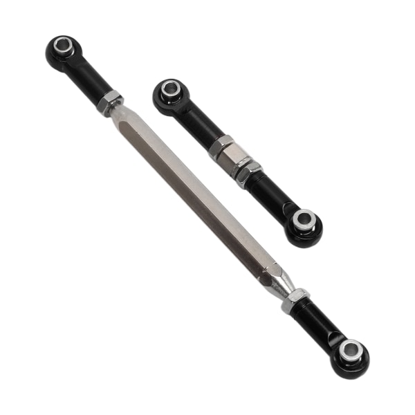 Metal Opgraderet Servo Link Stang Styretøjs Trækstang til MN D90 MN91 MN96 MN99S RC Bil Dele Sort
